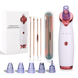 Open image in slideshow, YOUTime Beauty All-in-One Blackhead Remover and Pore Cleanser Tool Kit with Facial Vacuum
